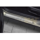 Накладки на пороги Russtal шлифованные на седан для Lada Vesta 2015-2021
