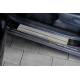 Накладки на пороги Russtal шлифованные для Toyota RAV4 2015-2019