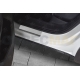Накладки на пороги Russtal шлифованные для Volkswagen Tiguan 2016-2021