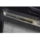 Накладки на пороги Russtal карбон с надписью на седан для Lada Vesta 2015-2021