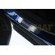 Накладки на пороги Russtal шлифованные с надписью для Ford Ecosport 2014-2021