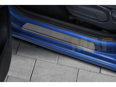 Накладки на пороги Russtal шлифованные для Datsun mi-DO 2015-2021