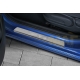 Накладки на пороги Russtal шлифованные с надписью для Datsun mi-DO 2015-2021