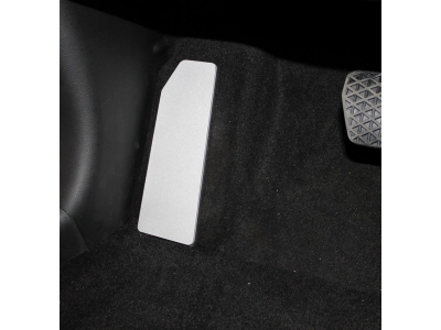 Накладка площадки левой ноги лист алюминий 4 мм ТСС для Chery Tiggo 7 Pro 2020-2023