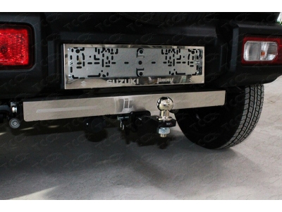 Фаркоп оцинкованный, надпись Jimny, шар E нержавеющий для Suzuki Jimny № TCU00144N
