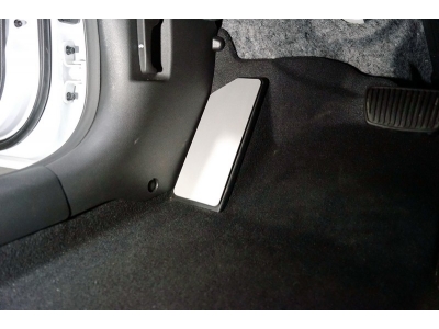 Накладка площадки левой ноги лист алюминий 4 мм ТСС для Hyundai Sonata 2019-2021