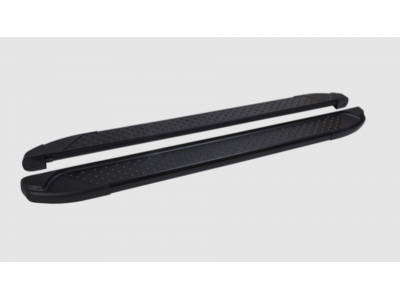Пороги алюминиевые Sapphire Black для Honda CR-V 2012-2021