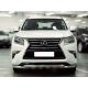 Защита переднего бампера Shark 76 мм для Lexus GX460 2014-2019