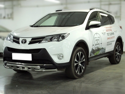 Защита переднего бампера Shark 53 мм для Toyota RAV-4 2013-2015
