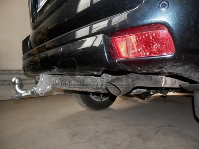 Фаркоп оцинкованный Galia шар C съемный для Toyota Land Cruiser Prado 120/150/Lexus GX460/470 2002-2019