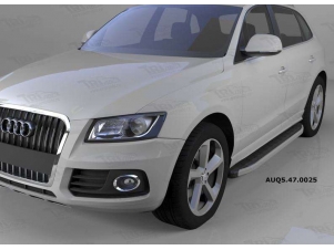 Пороги алюминиевые Alyans для Audi Q5 № AUQ5.47.0025