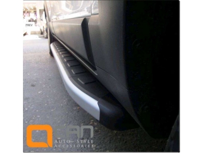 Пороги алюминиевые Alyans для Hyundai Santa Fe 2006-2012