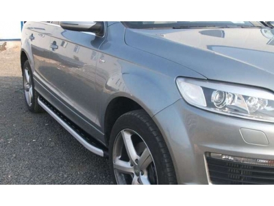 Пороги алюминиевые Alyans на Audi Q7 № AUQ7.47.0025