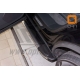 Пороги алюминивые Brilliant Black Турция для Nissan Terrano/Renault Duster 2011-2021