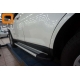 Пороги алюминивые Brilliant Silver (кроме SRT) Турция для Jeep Grand Cherokee 2010-2021