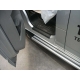 Пороги алюминиевые Brillant серебристые для Ford Kuga 2008-2013