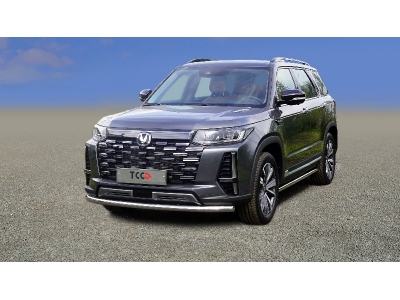 Защита передняя нижняя 60,3 мм (кронштейны из AISI 304) для Changan CS95 2.0L 4WD 2024-н.в.