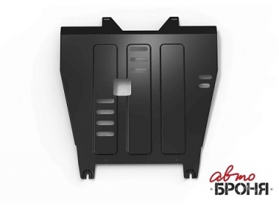 Защита картера+КПП+ комплект крепежа Автоброня, Сталь, для Changan CS-95 2022-н.в.; 2,0; АКПП; AWD