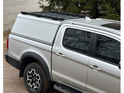 Экспедиционный багажник на крышу кунга Silver для Jac T8 Pro 4WD 2.4T МКПП 2023-н.в.