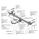 Фаркоп для Chery Tiggo 8 2019-2024, Chery Tiggo 8 Pro 2021-2024, Chery Tiggo 8 Pro Max 2022-н.в. крепление шара на двух болтах