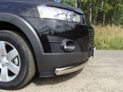 Накладка решётки радиатора нижняя 12 мм ТСС для Chevrolet Captiva 2011-2013