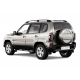 Защита порогов с накладками d=63 мм (НПС) для Lada Niva Travel 2021-, Chevrolet Niva 2009-2020, Lada Niva 2020-2021