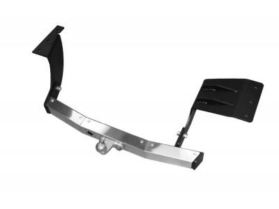 Фаркоп с нержавеющей накладкой для Mitsubishi Outlander XL 2007-2012, Citroen C-Crosser 2007-2012, Peugeot 4007 2007-2012 фланцевое крепление шара