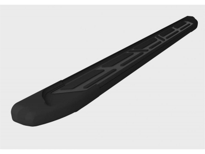 Пороги алюминиевые Corund Black для Lifan X-60 2011-2021