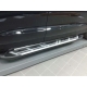 Пороги алюминивые Corund Silver на длинную базу Турция для Ford Transit/Tourneo Custom 2013-2021