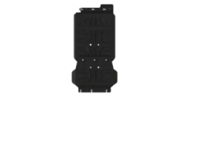 Усиленная защита картера двигателя, КПП (3 мм, сталь) для Dodge RAM 1500 2021-н.в. (V = 5.7 AT 4WD)