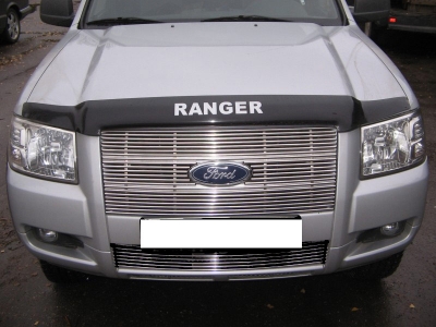 Дефлектор капота EGR темный с надписью на Ford Ranger № 011071L