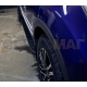 Пороги алюминиевые Duru Erkul для Nissan X-Trail 2015-2021