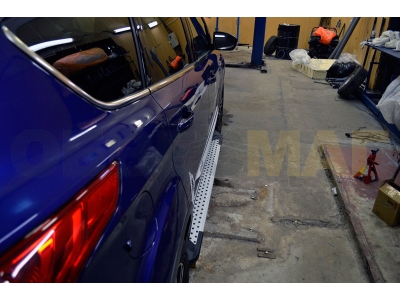 Пороги алюминиевые King Erkul для Honda Pilot/Acura MDX 2013-2021