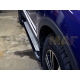 Пороги алюминиевые Rainbow Erkul для Nissan Pathfinder 2014-2021