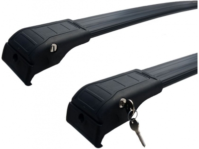 Багажная поперечина Wingcarrier V1 для обычных рейлингов 125 см, 1 шт чёрная