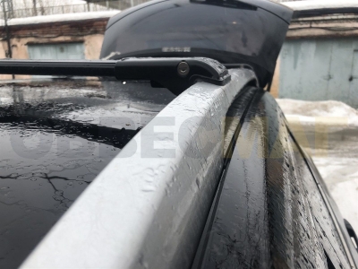 Багажные поперечины Wingcarrier чёрные, комплект 2 шт. Erkul для Peugeot Rifter 2019-2021