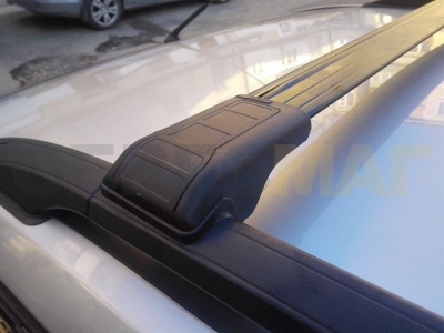 Багажные поперечины Flybar чёрные, комплект 2 шт. Erkul для Renault Clio 2013-2015