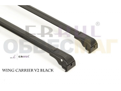 Багажные поперечины Wingcarrier V2 чёрные, комплект 2 шт. Erkul для Kia Sorento 2012-2020
