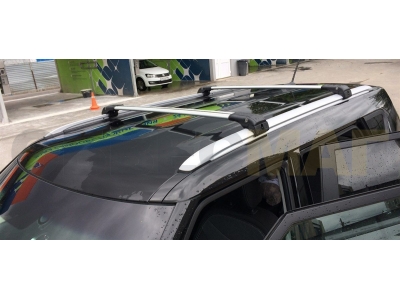 Багажные поперечины Wingcarrier V2 серебристые, комплект 2 шт. Erkul для Seat Ibiza 2008-2018