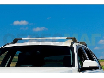 Багажные поперечины Skybar V2 чёрные, комплект 2 шт. Erkul для Mercedes-Benz GLA X156 2014-2021