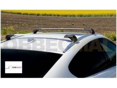 Багажные поперечины Skybar V2 серебристые, комплект 2 шт. Erkul для BMW X3 2010-2017