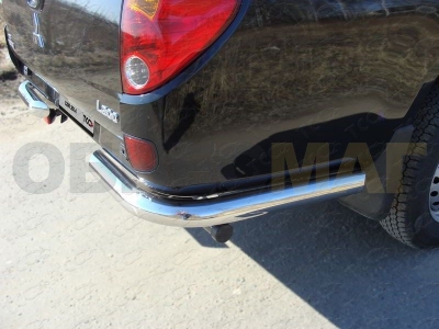 Защита задняя уголки 70 мм на длинную базу Tamsan для Mercedes V-class Viano/Vito 2010-2014