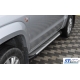 Пороги алюминиевые Line Erkul для Nissan Terrano/Renault Duster/Kaptur 2010-2021