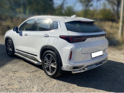 Пороги лист d-60 Технотек для Exeed LX 1.5L Turbo 2WD 2022 – н.в. 