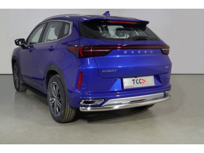 Защита задняя 60,3 мм ТСС для Exeed LX 1.5L Turbo 2WD 2022 – н.в.