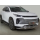 Защита передняя нижняя (двойная) 60,3/42,4 мм ТСС для Exeed TXL 1.6L Turbo 4WD 2021 – н.в. 