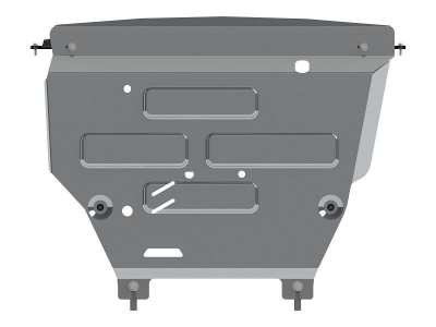 Защита картера и КПП Шериф алюминий 4 мм для Ford EcoSport  2018 – н.в. 08.3899 V2