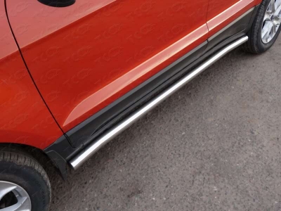 Пороги труба 60 мм ТСС для Ford Ecosport 2014-2018