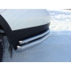 Защита задняя двойные уголки 76-42 мм ТСС для Ford Explorer 2011-2015