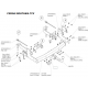 Фаркоп для Ford Tourneo Custom 2014-2022, Ford Transit Custom 2013-2022 крепление шара на двух болтах